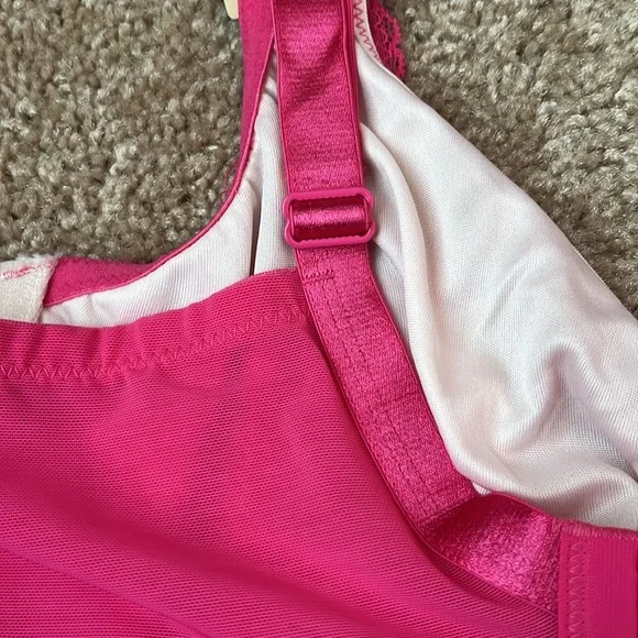 NWT Cacique Pink Lace Bra - Picture 9 of 14